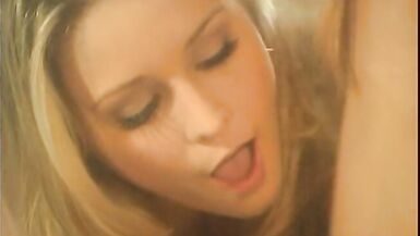 Two adorable blonde hoes share one hard schloeng from lucky man - 14 image