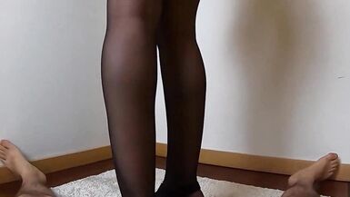 My stepsister caught me watching porn & made me fuck her - 10 image