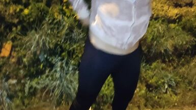 fucking my neighbor in the street, outdoor public