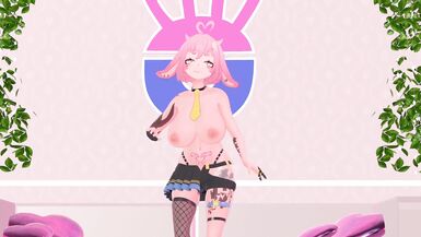VTUBER gives you a tit job - 6 image