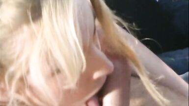 During the pit-stop busty blonde seduces her friend and gets her pussy screwed - 6 image