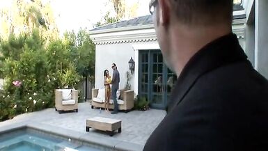 Starving vampish brunette with giant bristols loves to be fucked from behind - 4 image