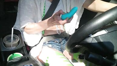 Smoking and Masturbating in the car - 11 image