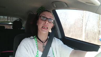 Smoking and Masturbating in the car - 2 image