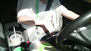 Smoking and Masturbating in the car - 3 image