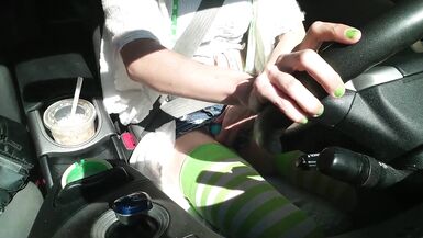 Smoking and Masturbating in the car - 8 image