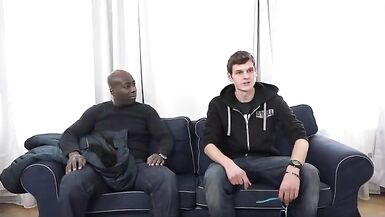 Inexperienced European Couple Pick Up Black Tourist For Sex - 2 image