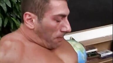 Randy anal slut gets a big cock in her ass indoors - 5 image