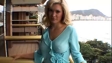 Horny latina babe get her pussy rammed by a big cock - 1 image