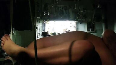 Garage fuck with PAWG sucking dick and riding cock hard - 11 image