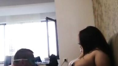 Bbw pregnant wife rides big cock - 3 image