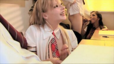 SchoolGirls Sluts... Orgy in Classroom!!!