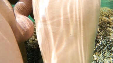 4K Crazy Sex Underwater Great Anal Creampi in the water JessiJek - 5 image