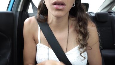 JOI en el auto | Dame tu leche caliente en mis tetas | Milf Latina - 8 image