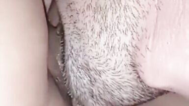 Fisting and fingering wife's big pussy - 2 image