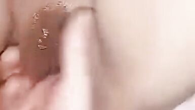 Fisting and fingering wife's big pussy - 4 image