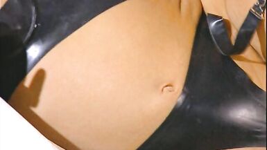 Amazing blonde whore with perfect body is fucked by strange man in black - 11 image