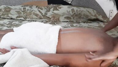 Teen boy has a massage for a milf (Hard cum) - 4 image