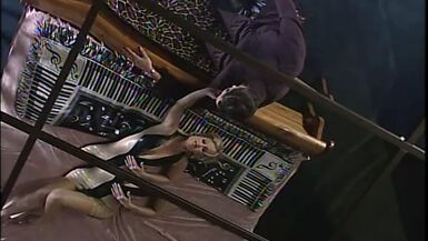 Hot euro blonde beauty rides huge cock in luxurious bedroom - 1 image
