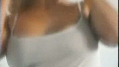 Three big dick guys fuck all the tight holes on this blonde whore at same time - 3 image
