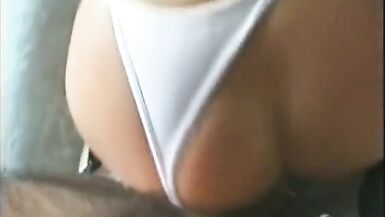 Three big dick guys fuck all the tight holes on this blonde whore at same time - 4 image