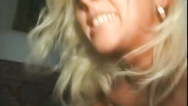 Two big dick guys get sucked and fuck the ass and pussy on this hot blonde - 15 image