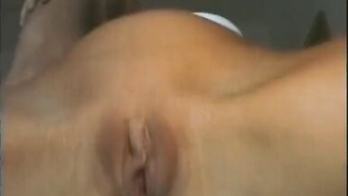 Two big dick guys get sucked and fuck the ass and pussy on this hot blonde - 9 image