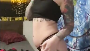 Hot Wife tries on Outfits, feels herself and plays with her PUSSY!!!  - 3 image