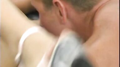 Cum load in the mouth for hot brunette girl after nice hard anal fucking - 2 image