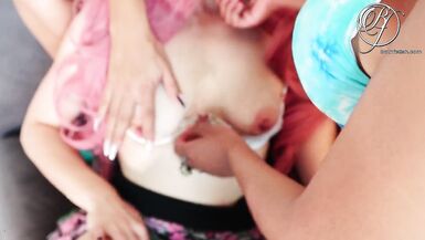 My girlfriend caught her MILF spanking me