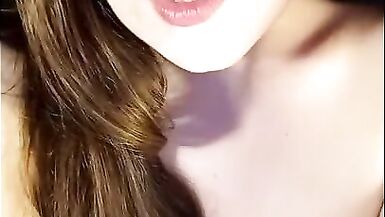 Sexy Smoking whore Talks Dirty