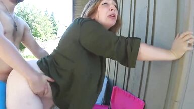 Beautiful Thick Woman Fucked in the Garden