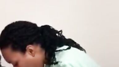 Blowjob Cum in Mouth and Swallow at Work - 2 image