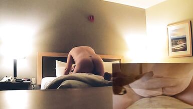 Hotwife gets fucked with Bad Dragon sleeve in hotel - 4 image