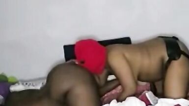 Masked couple fucking and sucking - 15 image