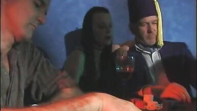 Leggy brunette with great tits fucked in her hairy pussy after blow job on sofa - 11 image