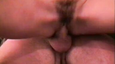 Big booty lesbians stuff their asses with strap on dildos - 80's retro - 13 image
