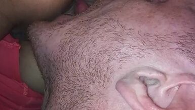 Native American wife gets machine fucked with fingers - 1 image