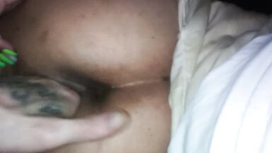 Native American wife gets machine fucked with fingers - 11 image
