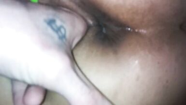 Native American wife gets machine fucked with fingers - 15 image