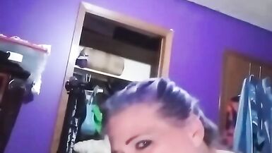 Purple hair Pawg trying to make me Cum - 15 image