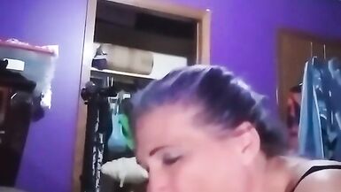 Purple hair Pawg trying to make me Cum - 5 image