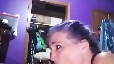 Purple hair Pawg trying to make me Cum - 7 image