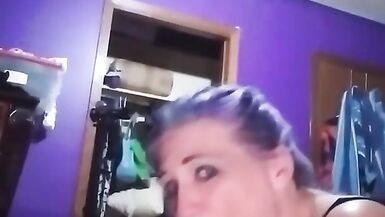 Purple hair Pawg trying to make me Cum - 9 image