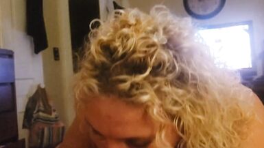 Sucking my Step Cousins Cock and taking a Facial - 2 image