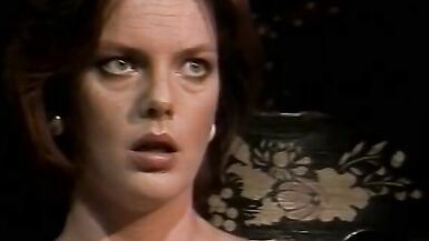 Horny nympho strokes and deepthroats a long white cock then gets drilled