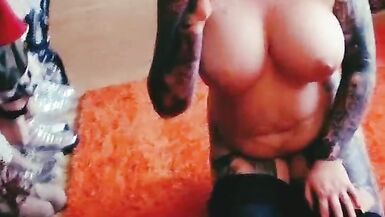 SQUIRTING HOT TATTOOED BLONDE JOI - 13 image