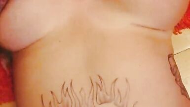 SQUIRTING HOT TATTOOED BLONDE JOI - 9 image