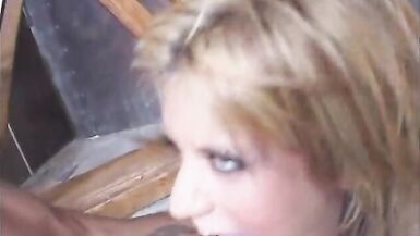 Cock sucking domme restrains tattooed guy before he fucks her tight cunt - 8 image