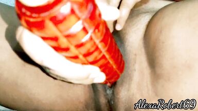 Service girl masturbates in her bosses bed - 4 image
